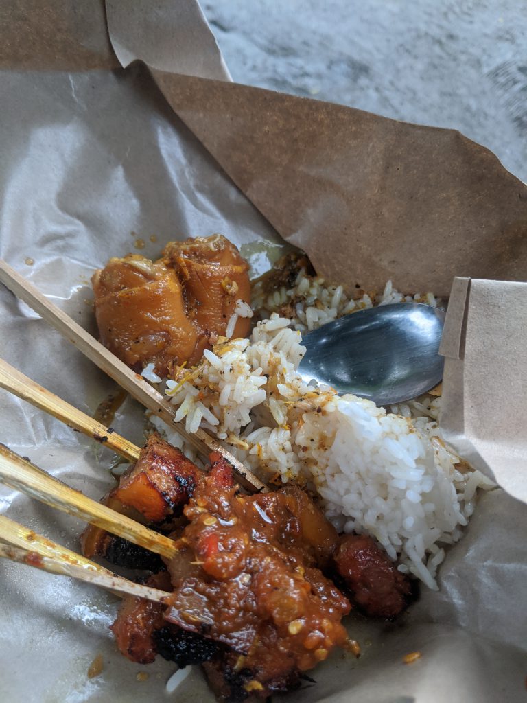 Sate + Nasi + Balung